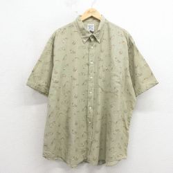 00s 半袖シャツ カーキ XL | 古着