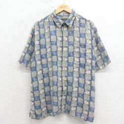 00s 半袖シャツ ネイビー L | 古着