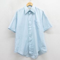70s 半袖シャツ ライトブルー XL | 古着