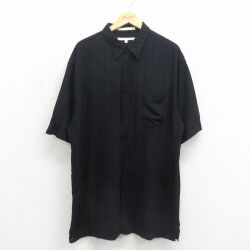 ペリーエリス 00s 半袖シャツ ブラック XL | 古着