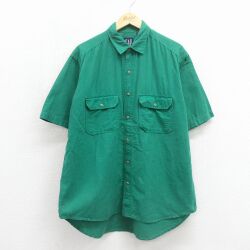 ギャップ 90s 半袖シャツ グリーン XL | 古着