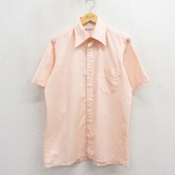 70s 半袖シャツ オレンジ L | 古着