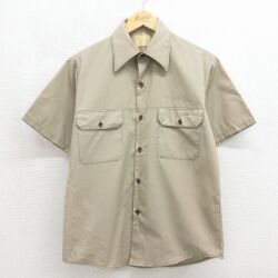 80s 半袖シャツ ベージュ L | 古着