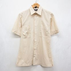 90s 半袖シャツ ベージュ メンズS相当 | 古着