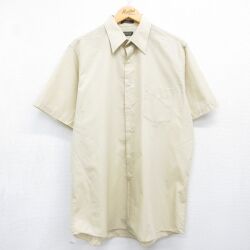 アロー 90s 半袖シャツ ベージュ メンズXL相当 | 古着
