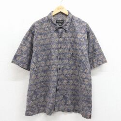 エディーバウアー 00s 半袖シャツ パープル メンズL相当 | 古着
