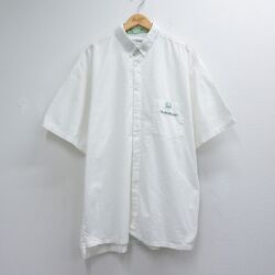 クイックシルバー 90s 半袖シャツ ホワイト メンズXL相当 | 古着