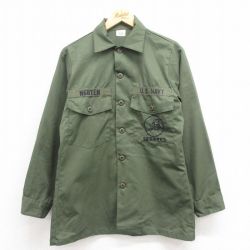 【50%OFF】80s ユーティリティシャツ シービーズ グリーン S | 古着
