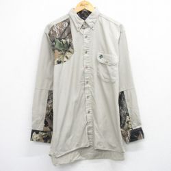 【20%OFF】ハンティングシャツ モッシーオーク ベージュ L | 古着