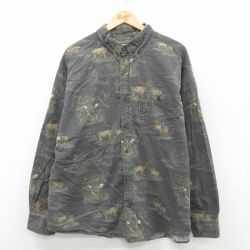 【20%OFF】ウールリッチ 長袖ハンティングシャツ シカ グレー XL | 古着