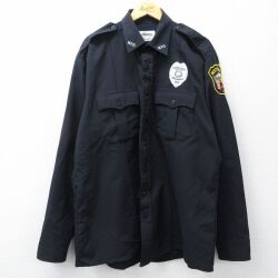 【20%OFF】長袖ワークシャツ ブラック XL | 古着
