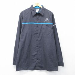 【20%OFF】00s 長袖ワークシャツ thyssenkrupp グレー XL | 古着