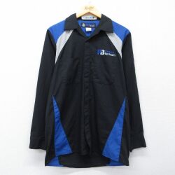 【20%OFF】Pearse Bertram 長袖ワークシャツ ブラック L | 古着