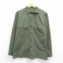 70s ミリタリーシャツ グリーン M | 古着