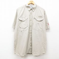 コロンビア 00s 半袖フィッシングシャツ ケテルワン ベージュ XL | 古着