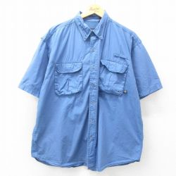 COLEMAN 半袖フィッシングシャツ ネイビー XL | 古着