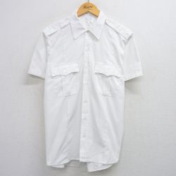 90s 半袖ワークシャツ ホワイト XL | 古着