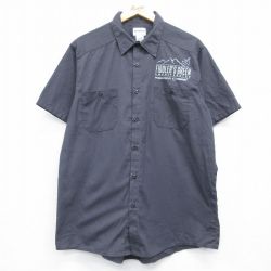 Wear Guard 00s 半袖ワークシャツ FIDDLERS GREENマツダ グレー XL | 古着