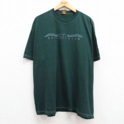 00s 半袖Tシャツ レーシングカー グリーン XL | 古着