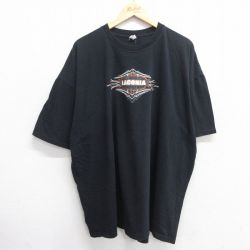 ラコニア 半袖Tシャツ モーターサイクル ブラック XL | 古着