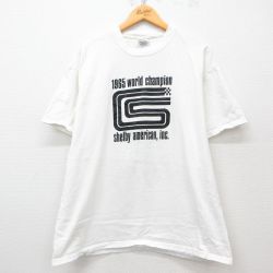 XL★古着 ヘインズ Hanes 半袖 ビンテージ Tシャツ メンズ 00年代 00s シェルビー コブラ コットン クルーネック USA製 白 ホワイト 【spe】 25may15 中古