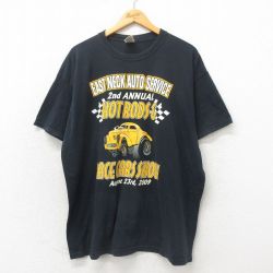 フルーツオブザルーム 00s 半袖Tシャツ ホットロッド ブラック XL | 古着