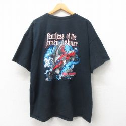 00s 半袖Tシャツ サメ ブラック XL | 古着