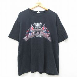 半袖Tシャツ スカル ブラック XL | 古着