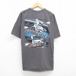 【50%OFF】ヘインズ 半袖Tシャツ レーシングカー グレー XL | 古着