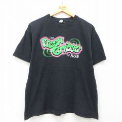 【50%OFF】XL★古着 半袖 ビンテージ Tシャツ メンズ 00年代 00s 車 FreSH GrAdes コットン クルーネック 黒 ブラック 25jun13 中古