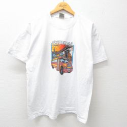 00s 半袖Tシャツ バス ホワイト XL | 古着
