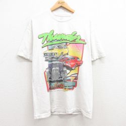【50%OFF】ジョンガルト 半袖Tシャツ 車 ホワイト XL | 古着