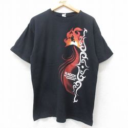00s 半袖Tシャツ BIG ROCK バイク ブラック L | 古着