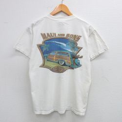 00s 半袖Tシャツ 車 ホワイト L | 古着