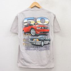 00s 半袖Tシャツ ムスタング グレー M | 古着
