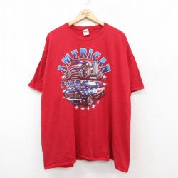 フルーツオブザルーム 00s 半袖Tシャツ クラシックカー レッド XL | 古着