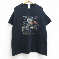 【50%OFF】Monster Jam 半袖Tシャツ 車 ブラック XL | 古着