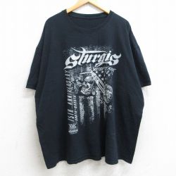 半袖Tシャツ バイク スタージス ブラック XL | 古着