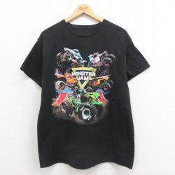 【50%OFF】半袖Tシャツ モンスタージャム ブラック L | 古着