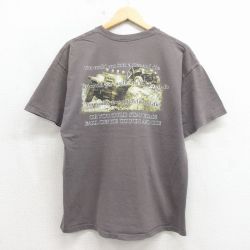 00s 半袖Tシャツ ジープ グレー L | 古着