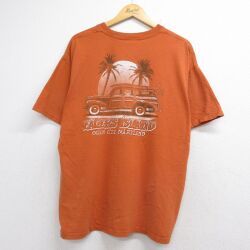 ウッディワゴン 00s 半袖Tシャツ オレンジ メンズXL相当 | 古着