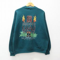 00s 長袖スウェット GERMAINES LUAU ライトブルー L | 古着