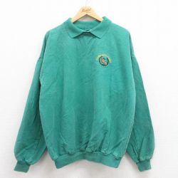 WEK 90s 長袖トップス 競馬 グリーン XL | 古着