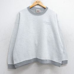 XL★古着 長袖 トップス メンズ 90年代 90s SONOMA 裏起毛 クルーネック USA製 白 ホワイト 25aug30 中古 スエット トレーナー