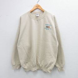 00s 長袖スウェット ROHM HAAS ベージュ XL | 古着