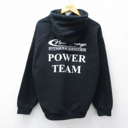 L★古着 長袖 スウェット パーカー メンズ Mickeys Pub 黒 ブラック 25sep16 中古 スエット トレーナー トップス