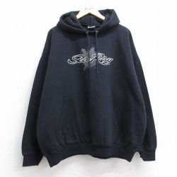 XL★古着 ヘインズ Hanes 長袖 スウェット メンズ 00年代 00s Sea Ray 大きいサイズ 黒 ブラック 25sep16 中古 スエット トレーナー トップス