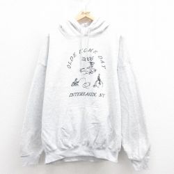 XL★古着 長袖 スウェット パーカー メンズ 00年代 00s HOME 大きいサイズ 25sep25 中古 スエット トレーナー トップス