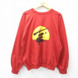 ミスサイゴン 80s ラグランスウェット オレンジ XL | 古着