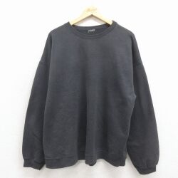 00s 長袖スウェット ブラック XL | 古着